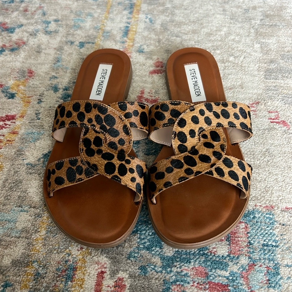 Steve Madden Leopard Sandals